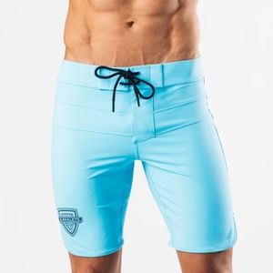 Brand New Mens Alphalete Titan Board Shorts sz 30 color Surfside